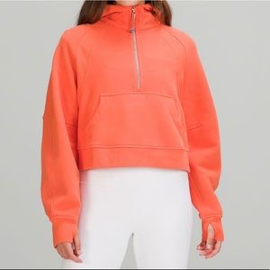 NWT Lululemon Warm Coral Scuba Full Zip